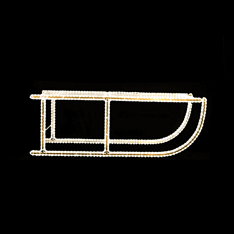LED 3D sáně - 53 x 153 cm N22/19