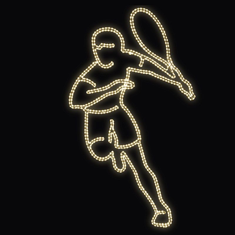 LED dekor tenista N19/20 - 210 x 122 cm