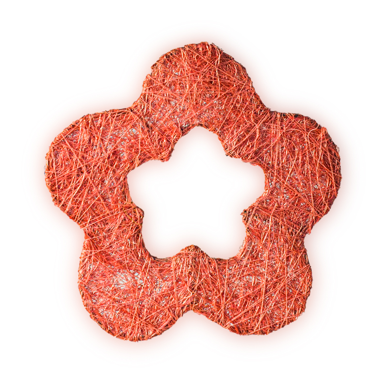 Sisalová kytka B54912 - 15 cm