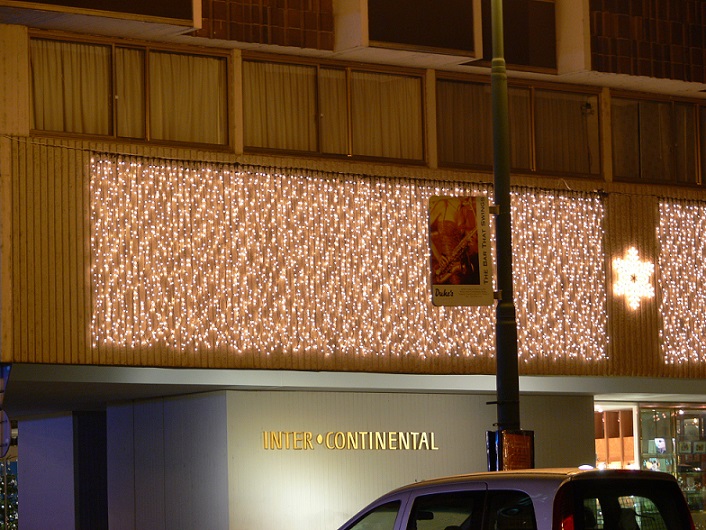 Světelný závěs L100-3725 teplá bílá/čk 3m, 925 LED