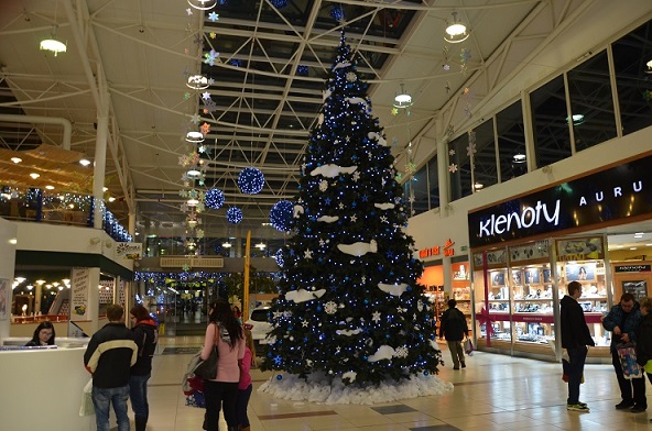 Světelný řetěz LED-PL-120 modrá/čk 12m, 120 LED