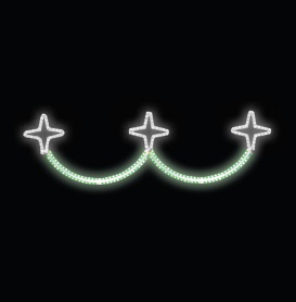 Světelný dekor LED 5341 - 198x57cm