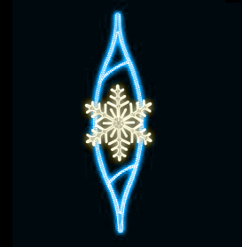 Světelný Dekor LED 5821 - 100x306cm