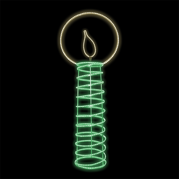 Světelný Dekor Svícen 3D LED 8251 - 250 x 90 cm