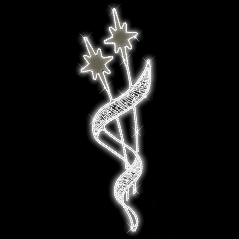 Světelný Dekor Hvězdy Orion v kornoutu velký LED 9701 - 284 x 93 cm