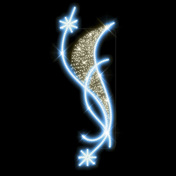 Světelný Dekor LED 9871 - 107x286cm