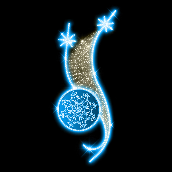 Světelný Dekor LED 9881 - 109x293cm