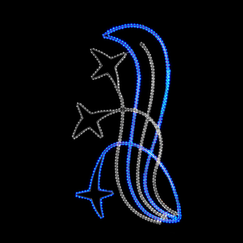 Světelný Dekor LED 9441 - 204x112cm