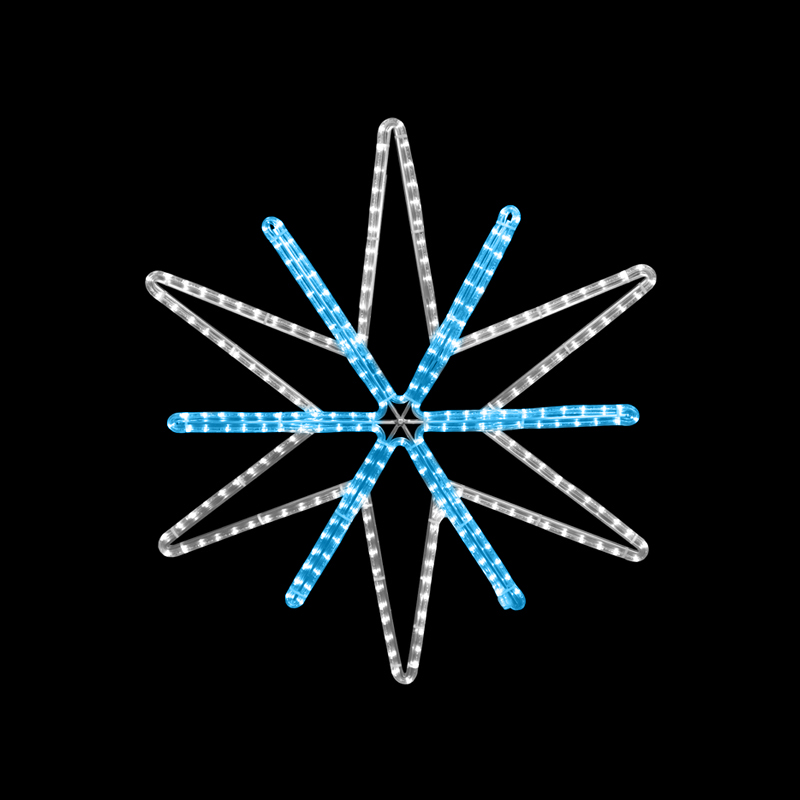 Světelný Dekor hvězda LED 5351 - 92 x 84 cm