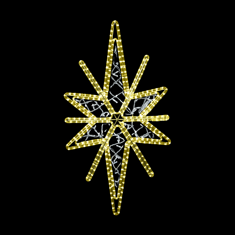 Světelný Dekor hvězda LED 5381 - 112 x 61 cm