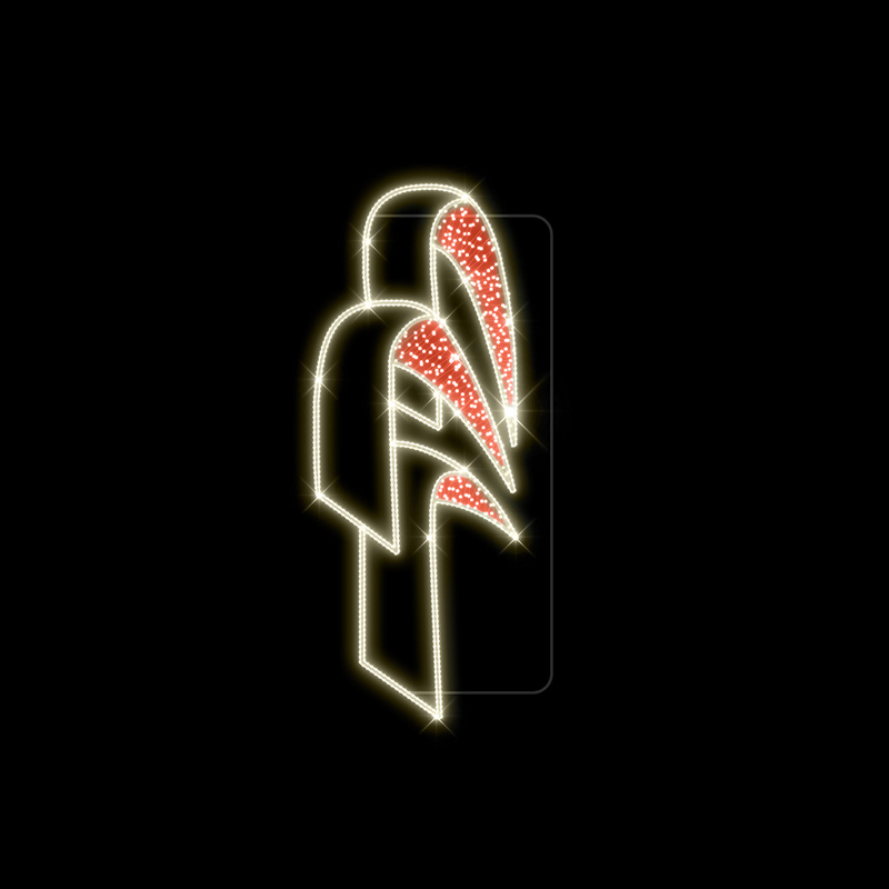 Světelný Dekor LED 9832 - 242x95cm