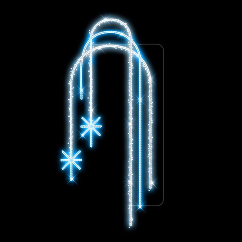 Světelný Dekor LED  9841 - 300x118cm