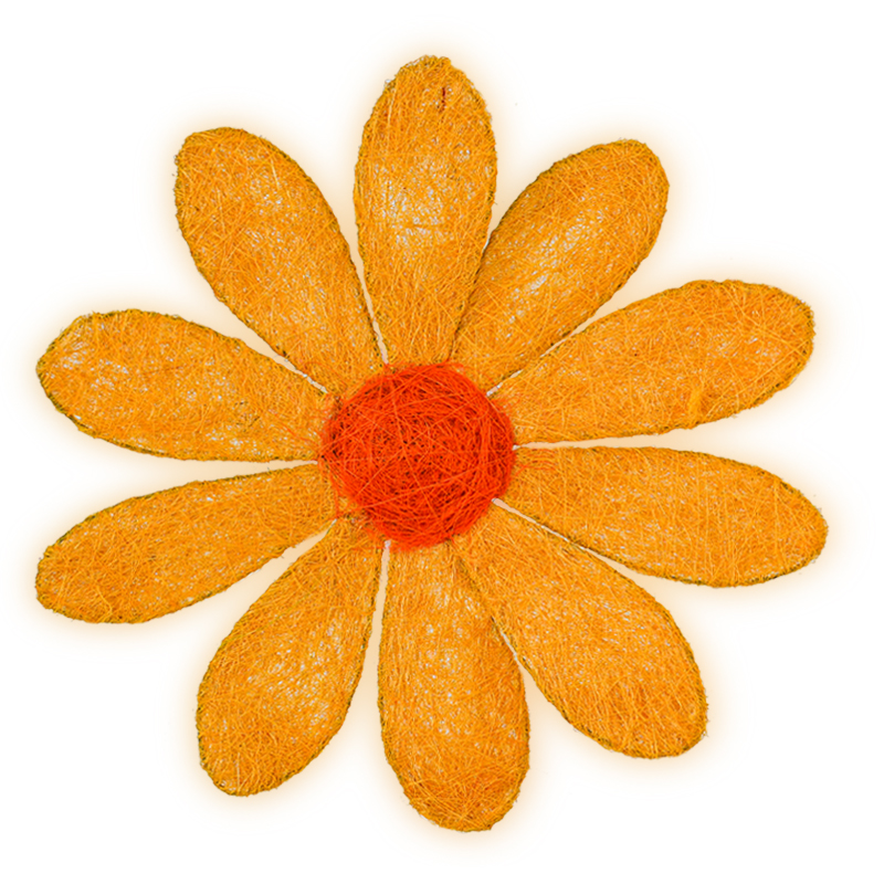 Sisalová kytka B54931 - 35 cm