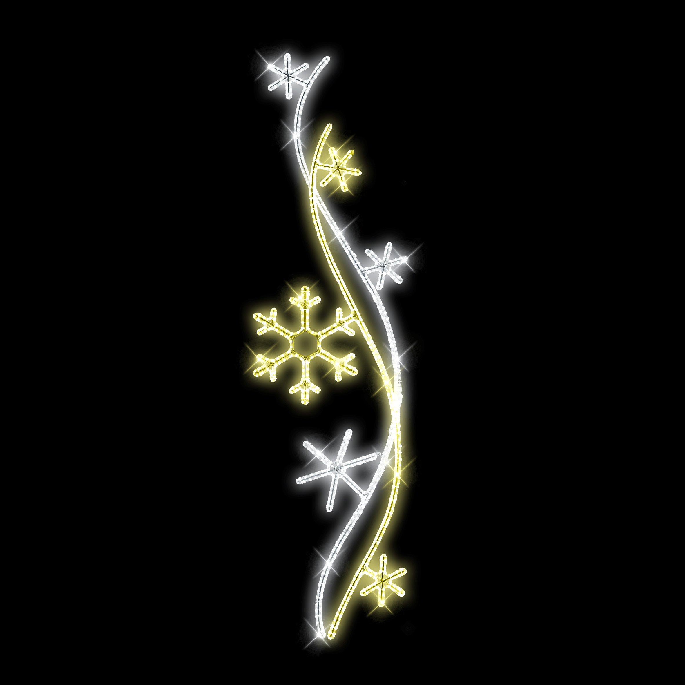 Světelný dekor LED s výpletem 1511 - 281 x 73 cm