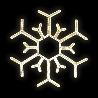 Světelný Dekor vločka LED 5481 - 93 x 93 cm
