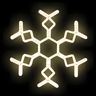 Světelný Dekor vločka LED 5502 - 75 x 75 cm