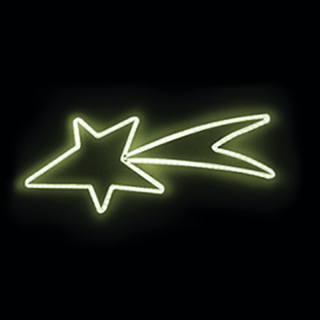 Světelná kometa LED 5652 - 45 x 117 cm