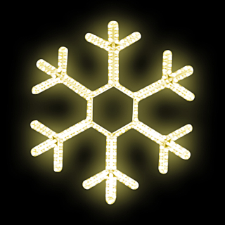 Světelný Dekor vločka LED 5532 - 74 x 65 cm