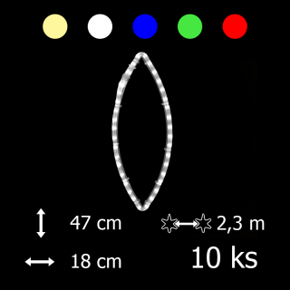 LED sada na strom OS-LDL-42 - 10 ks, rozteč 2 m