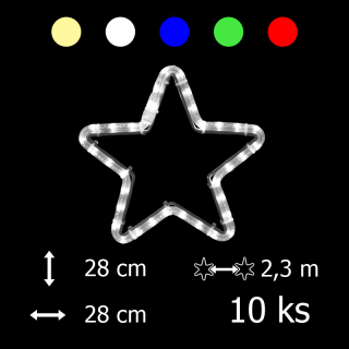 LED sada na strom OS-LDL-38 - 10 ks, rozteč 2 m