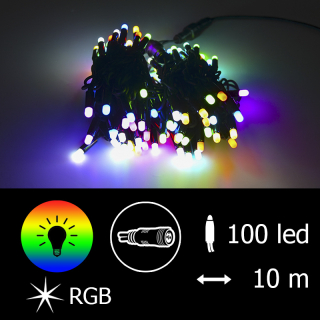 Řetěz LED-PLR-100-10M-XP-Synchrone RGB/čk