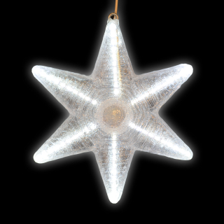 Snowfall crystal hvězda 6cípá - 45cm - 230V