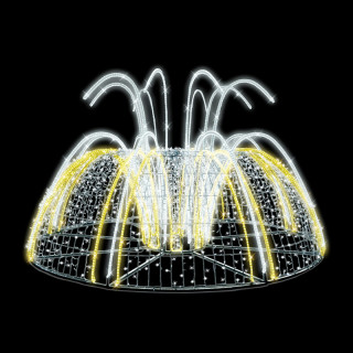 3D LED fontána nízká - N2/26 - 24 V - 236 x 408 cm